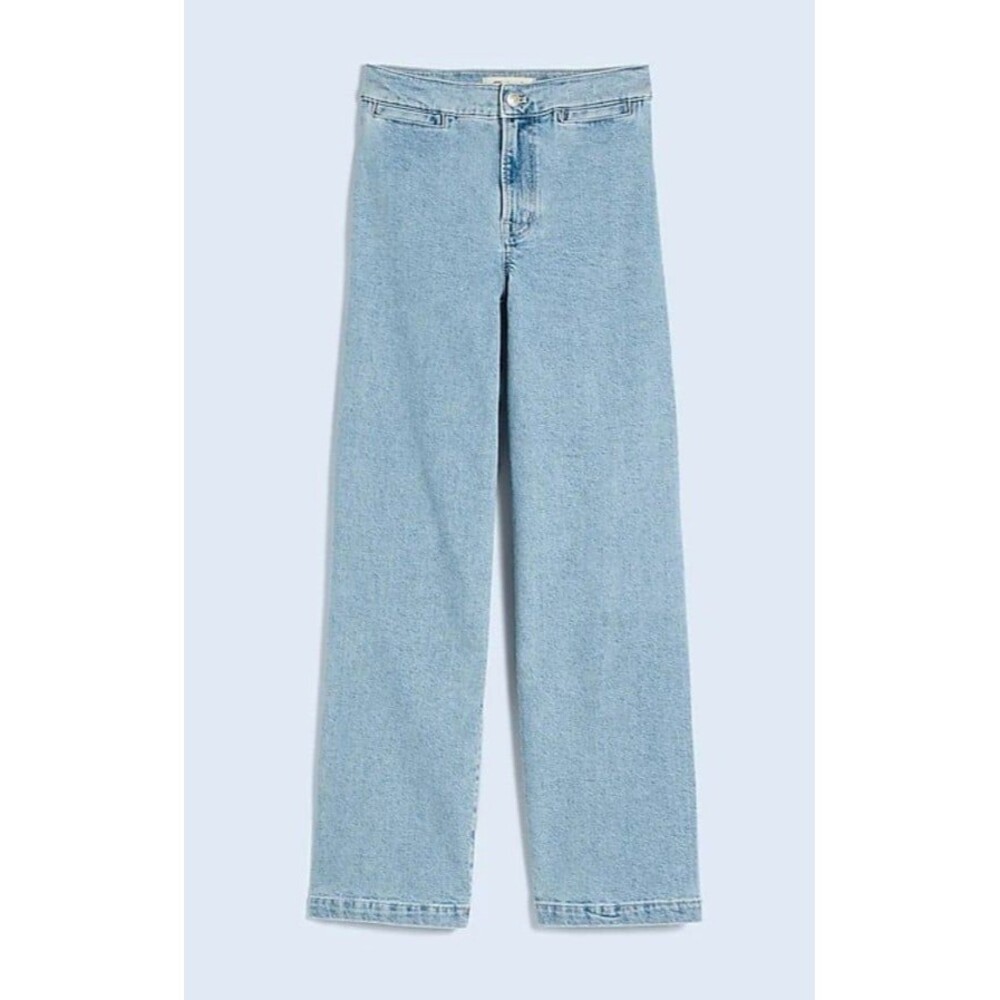 NWT Madewell The Emmett Wide-Leg Crop Jean Welt Pocket Edition Size W29
